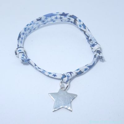 Bracelet petite étoile argent sur Liberty